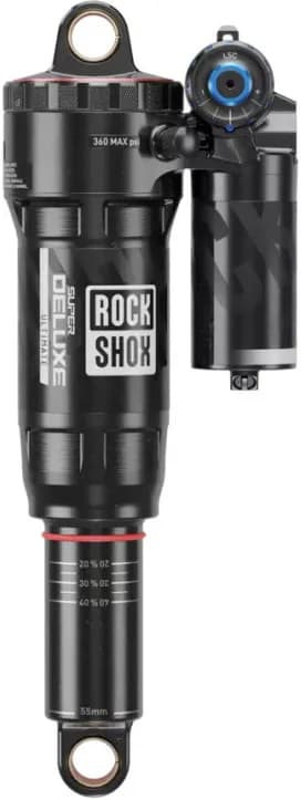 Амортизатор ROCKSHOX Super Deluxe Ultimate RC2T - 210X55 Linear Air, 0Neg/2Pos Tokens, LinearReb/LComp, 320lb Lockout, Standard Bearing(8x20,8x30)C1 Santa Cruz Hightower2023