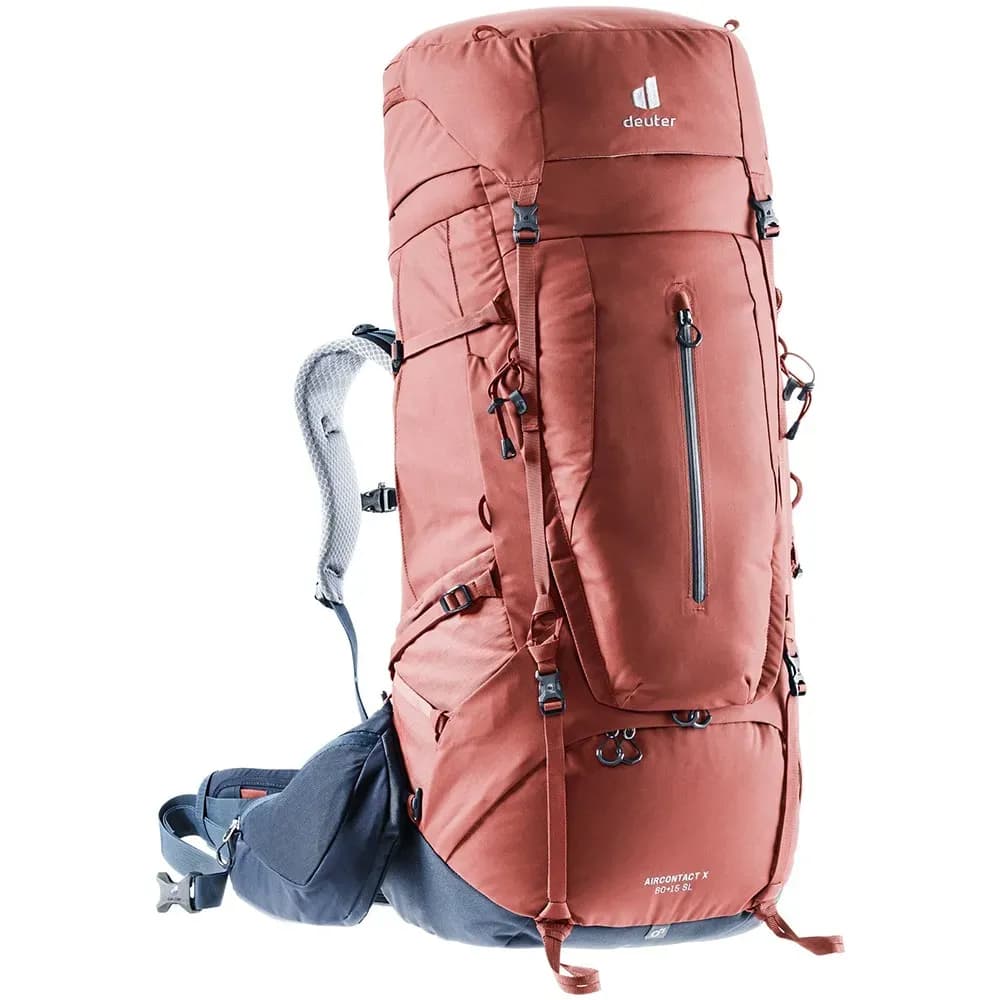 Рюкзак DEUTER Aircontact X 80+15 SL колір 5335 redwood-ink