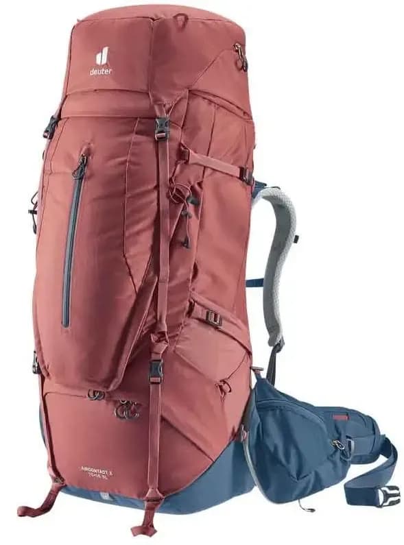 Рюкзак DEUTER Aircontact X 70+15 SL колір 5335 redwood-ink