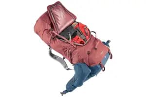 Рюкзак DEUTER Aircontact X 70+15 SL колір 5335 redwood-ink