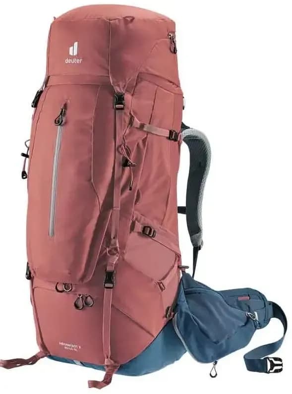 Рюкзак DEUTER Aircontact X 60+15 SL колір 5335 redwood-ink