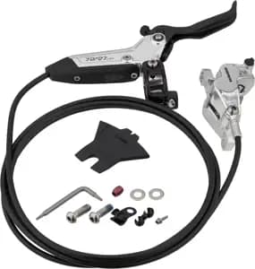 Гальма дискові SRAM Level Ultimate Stealth 4 Piston - Carbon Lever, Ti Hardware, Reach Adj, Clear Ano Front 950mm Hose (includes MMX Clamp, Rotor/Bracket sold separately) C1