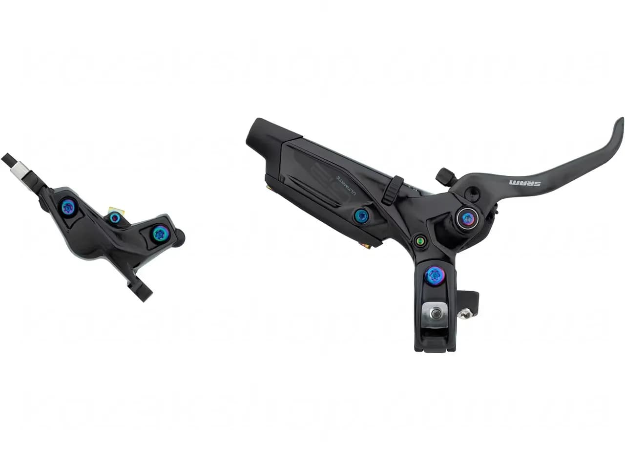 Гальма SRAM G2 Ultimate, Carbon Lever, Rainbow Hardware, Reach, SwingLink, Contact, Gloss Black Rear 2000mm Hose (includes MMX Clamp, Rotor/Bracket sold separately) A2