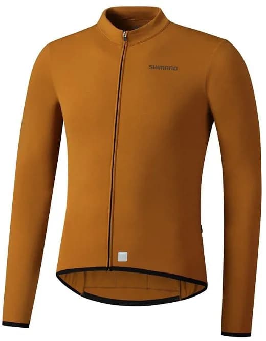 Велоджерсі Shimano VERTEX THERMAL LONG утеплене, бронзове, розм. M