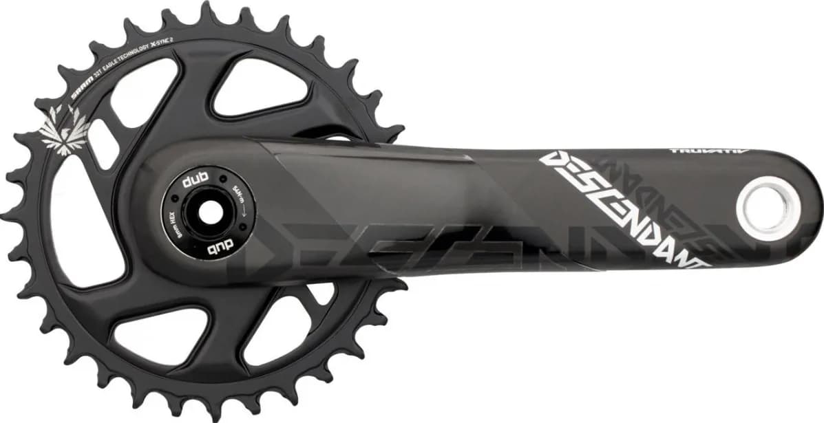 Шатуни TRUVATIV Descendant Carbon Eagle Boost 148 DUB 12шв 170 Зірка 32t X-SYNC 2 Black