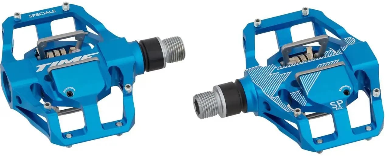Педалі контактні TIME Speciale 12 Enduro pedal, including ATAC cleats, Blue