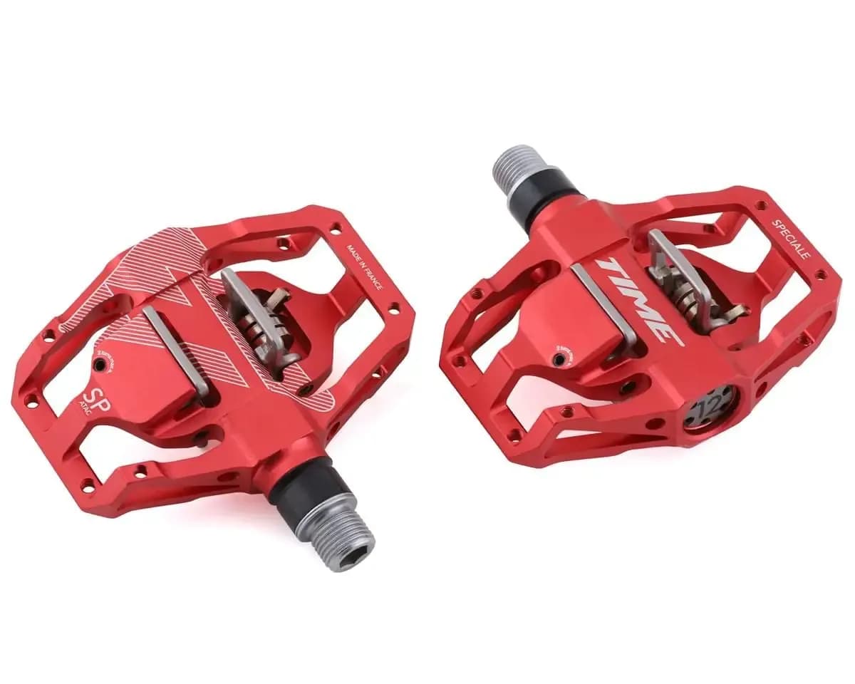 Педалі контактні TIME Speciale 12 Enduro pedal, including ATAC cleats, Red