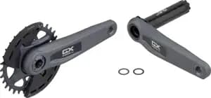 Шатуни SRAM Crankset GX Eagle Q174 CL55 DUB MTB Wide 175mm Dark Polar 2-guards 32t T-Type (BB not included)