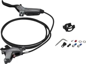 Гальма дискові SRAM Code Bronze Stealth - Aluminum Lever, Stainless Hardware, Reach Adj , Blast Dark Polar Ano Rear 950mm Hose (includes MMX Clamp, Rotor/Bracket sold separately)C1