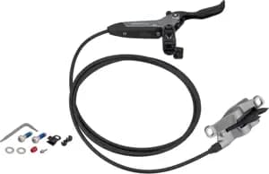 Гальма дискові SRAM Level Bronze Stealth 4 Piston - Aluminum Lever, Stainless Hardware, Reach Adj, Blast Dark Polar Rear 2000mm Hose (includes MMX Clamp, Rotor/Bracket sold separately) C1