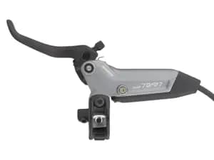 Гальма дискові SRAM Level Bronze Stealth 4 Piston -  Aluminum Lever, Stainless Hardware, Reach Adj, Blast Dark Polar Front 950mm Hose (includes MMX Clamp, Rotor/Bracket sold separately) C1