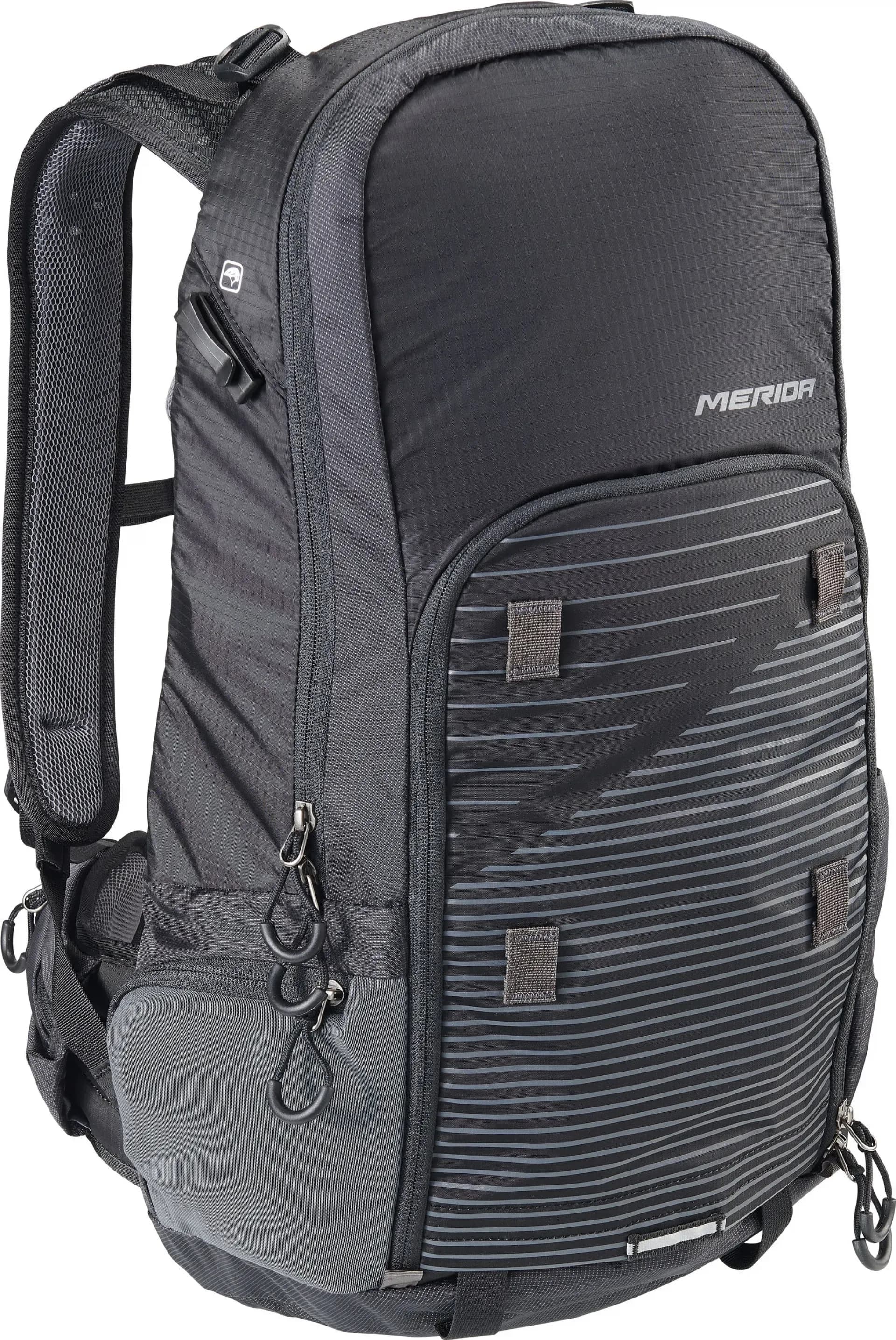 Сумка MERIDA BAG/TRAIL, BLACK/GREY VOLUME:25L, NYLON/POLYESTERFOR INTERNAL SHIMANO BATTERIES
