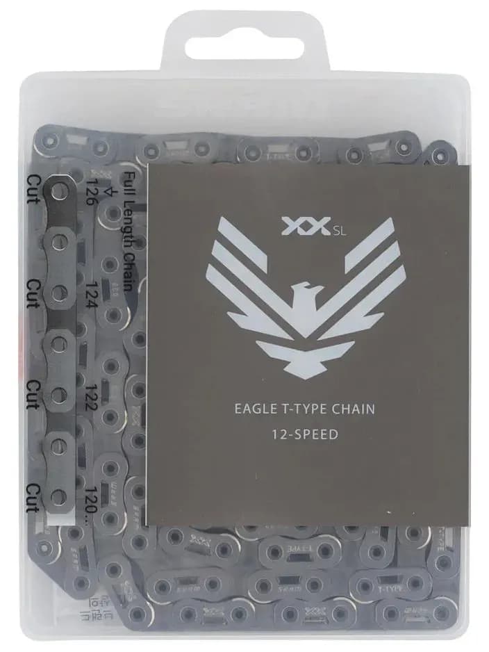 Ланцюг SRAM XXSL T-TYPE EAGLE 126лнк. Cрібний 12шв. 1шт NEW