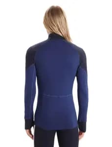 Термофутболка з довгим рукавом ICEBREAKER 260 Zone LS Half Zip MEN MID NVY/RY S