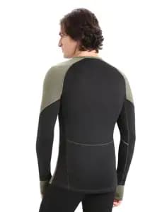 Термофутболка з довгим рукавом ICEBREAKER 260 Zone LS Crewe MEN LODEN/BLACK S