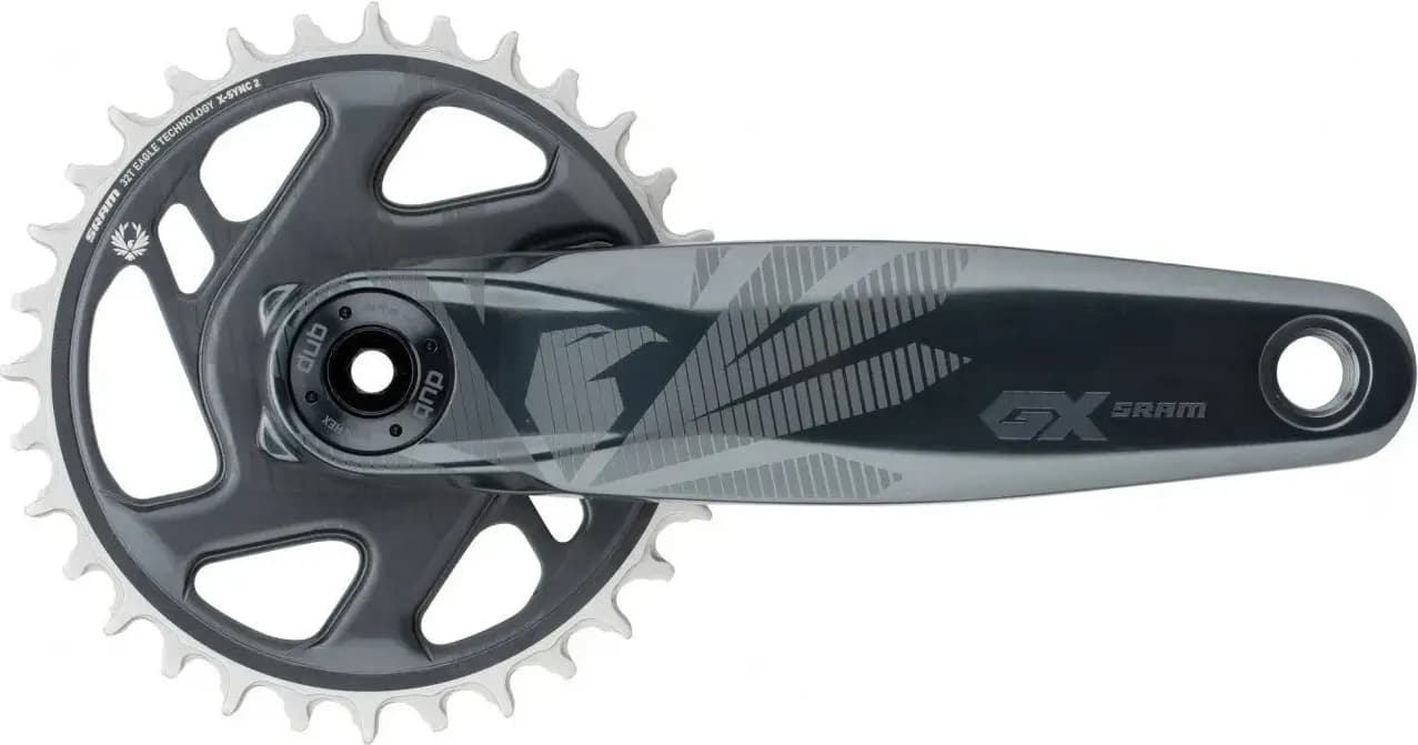 Шатуни Sram GX Eagle SuperBoost+ DUB 12s 175 w Direct Mount 32t X-SYNC 2 Chainring Lunar (DUB Cups/Bearings Not Included)