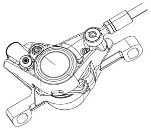 Каліпер гальм SRAM ETAP HRD CALIPER ASSY POST FRT/REAR,