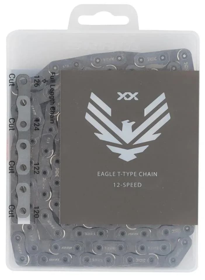Ланцюг SRAM XX T-TYPE EAGLE 126лнк. Cрібний 12шв. 1шт NEW