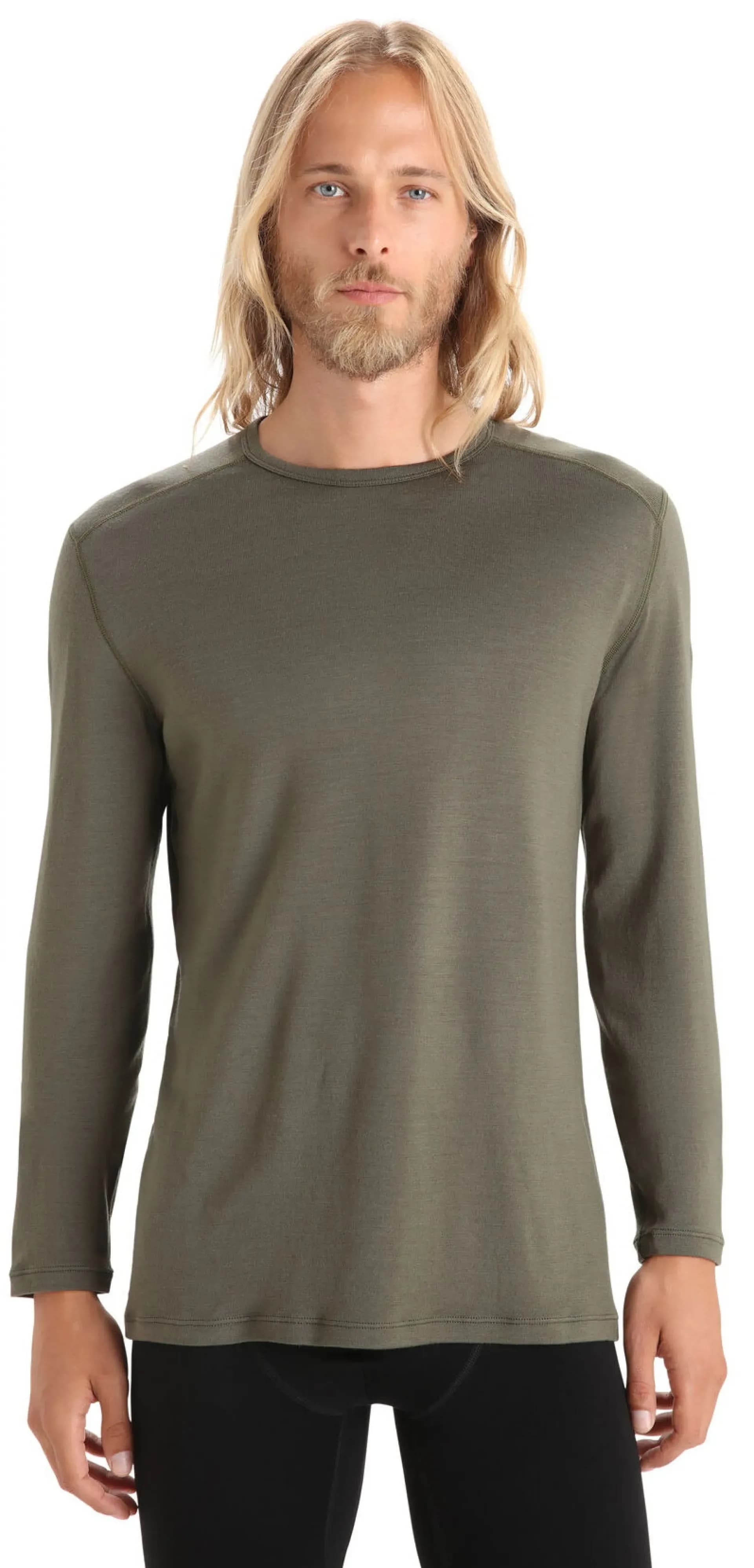 Термофутболка з довгим рукавом ICEBREAKER 260 Tech LS Crewe MEN LODEN M