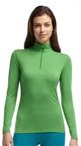Термофутболка з довгим рукавом ICEBREAKER BF 200 Oasis LS Half Zip Stripe WMN frond XS