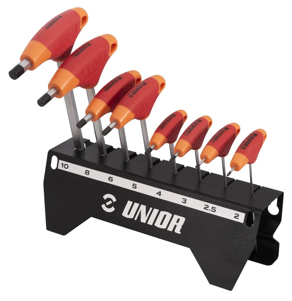 Набір шестригранників з рукояткою Unior Tools HX 2-2.5-3-4-5-6-8-10 / 8pcs
