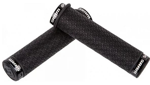 Гріпси SRAM DH Silicone Locking Grips Black with Double Clamps & End Plugs