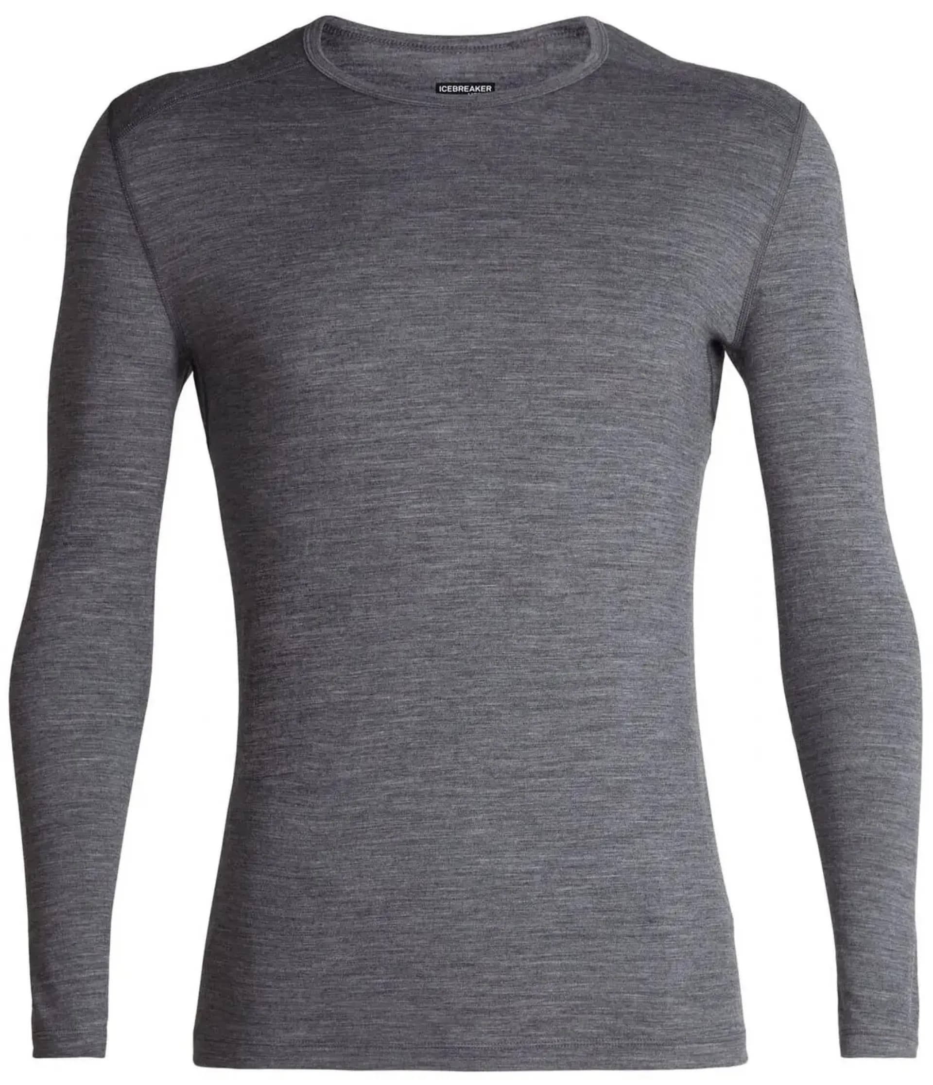 Термофутболка з довгим рукавом ICEBREAKER 200 Oasis LS Crewe MEN Gritstone HTHR L