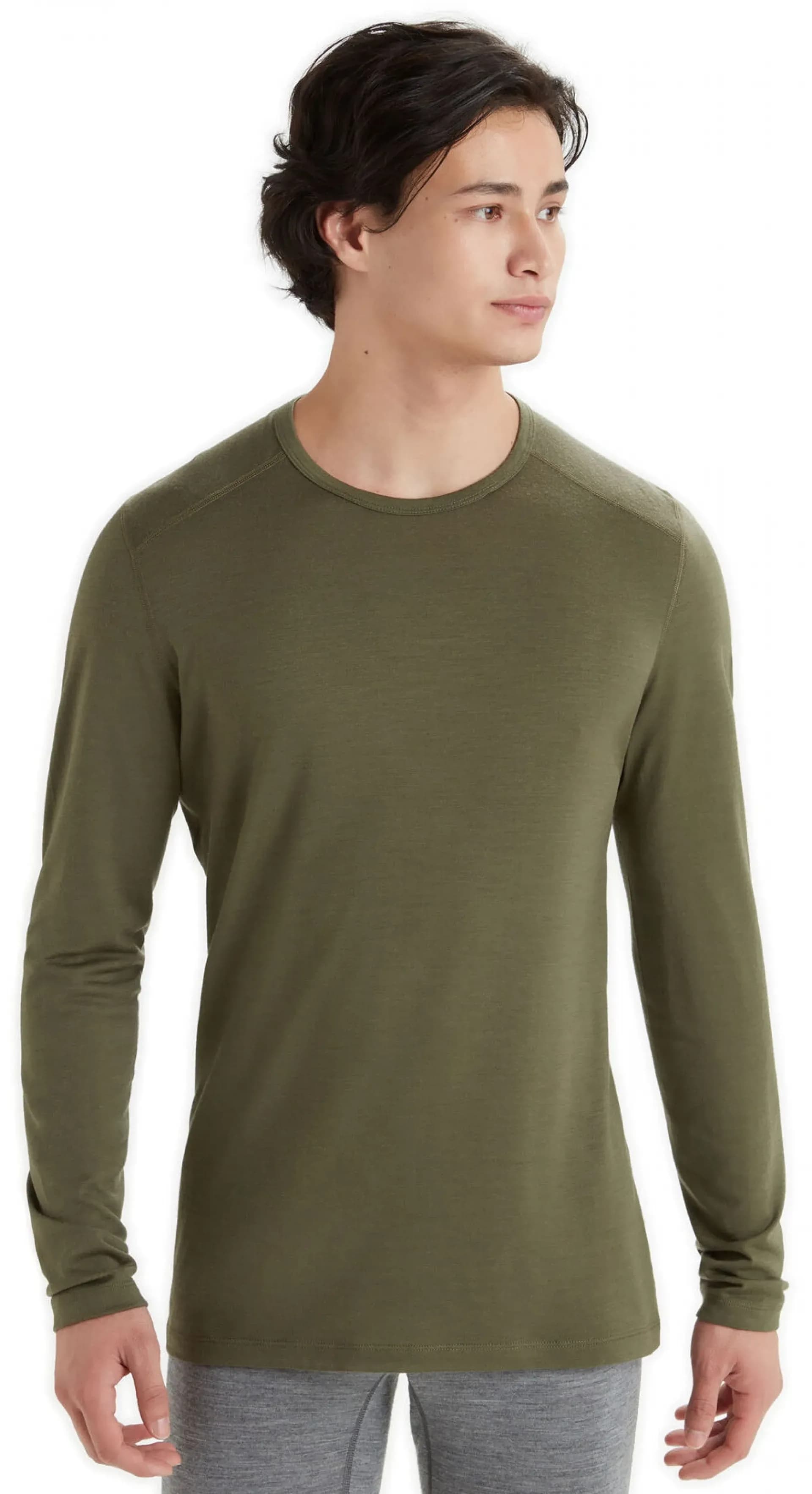 Термофутболка з довгим рукавом ICEBREAKER 200 Oasis LS Crewe MEN LODEN S