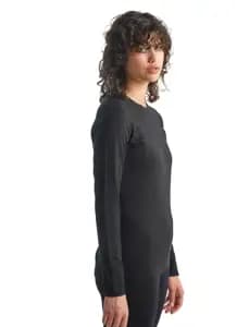 Термофутболка з довгим рукавом ICEBREAKER 200 Oasis LS Crewe WMN BLACK XS