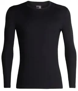 Термофутболка з довгим рукавом ICEBREAKER 200 Oasis LS Crewe Black M