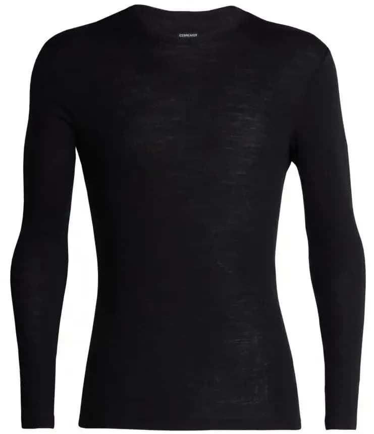 Термофутболка з довгим рукавом ICEBREAKER 175 Everyday LS Crewe Black L