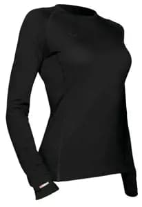 Термофутболка з довгим рукавом ICEBREAKER BF 200 Oasis Crewe WMN black M