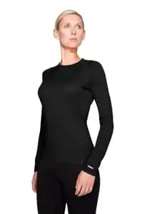 Термофутболка з довгим рукавом ICEBREAKER BF 200 Oasis Crewe WMN black M