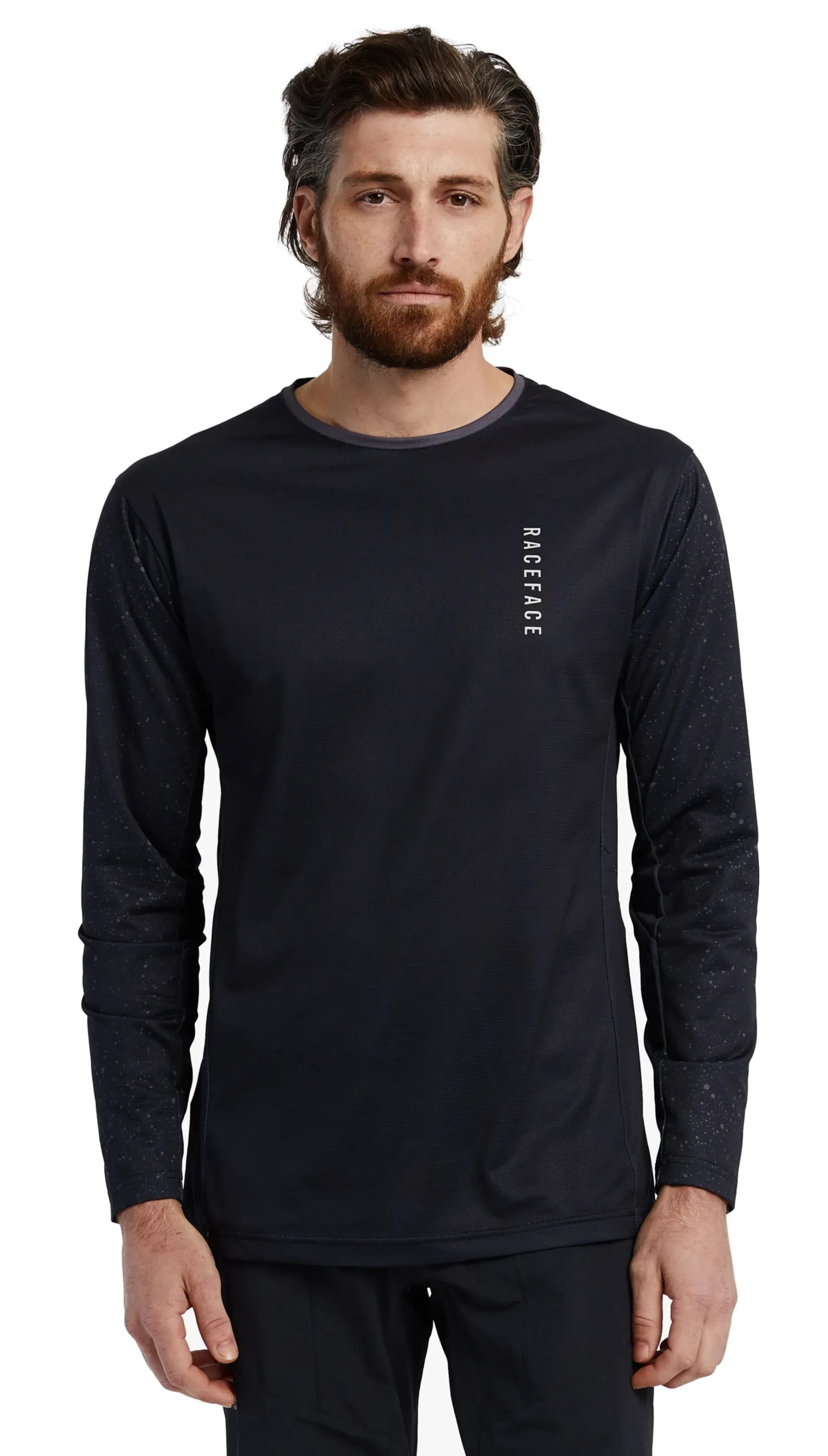 Велофутболка RACE FACE Indy LS Jersey-Black-XL
