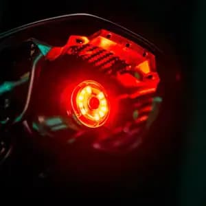 Заднє світло LEZYNE SADDLE Ai ALERT 250 REAR Чорний 250 люменів Y17