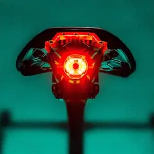 Заднє світло LEZYNE SADDLE Ai ALERT 250 REAR Чорний 250 люменів Y17