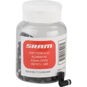 Кінцевик боудена SRAM Shift Ferrules 4.0mm Aluminum Open Black 100-count Jar