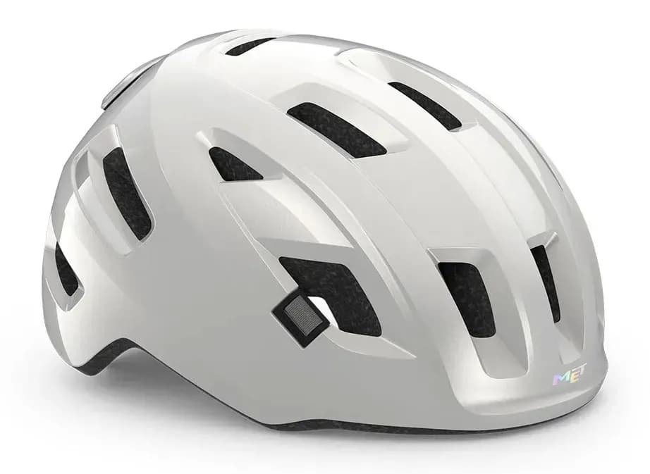 Шолом MET E-MOB CE WHITE | GLOSSY S (52-56)