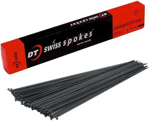 Спицы изогнутые DT champion black 2.0 x 288 mm х100шт
