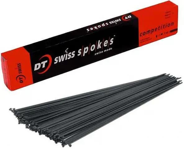 Спицы изогнутые DT champion black 2.0 x 290 mm х100шт