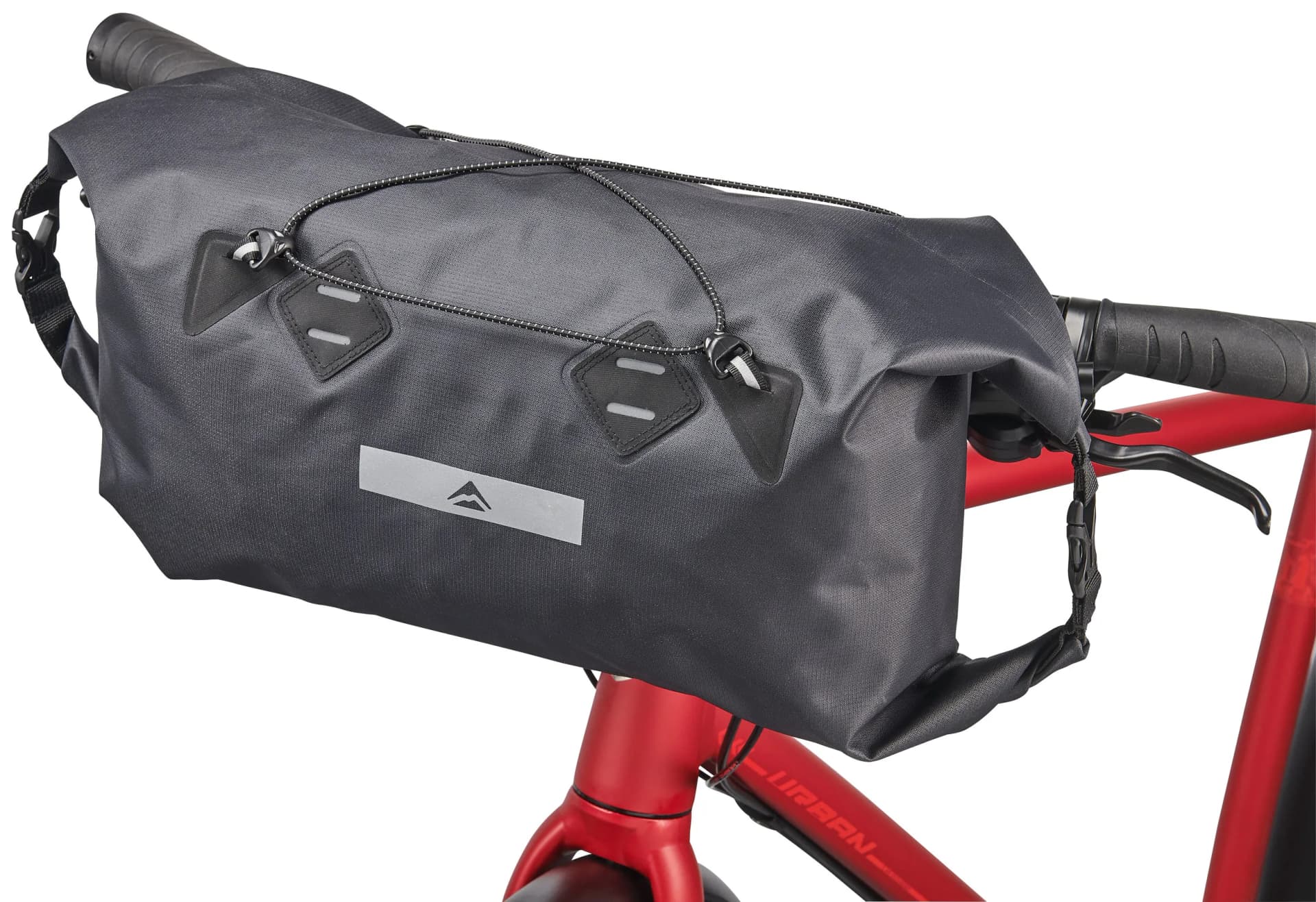 Сумка MERIDA TRAVEL BAG, BLACK/GREY ONE SIZE, VOLUME: 7.4L, DIA.33.5*L:63.5CM, MATERIAL: 210D RIPSTOP TPU