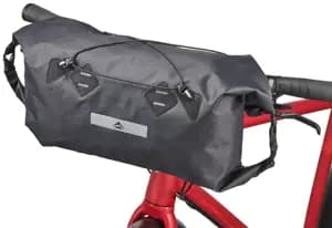 Сумка MERIDA TRAVEL BAG, BLACK/GREY ONE SIZE, VOLUME: 7.4L, DIA.33.5*L:63.5CM, MATERIAL: 210D RIPSTOP TPU
