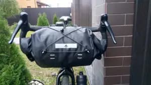 Сумка MERIDA TRAVEL BAG, BLACK/GREY ONE SIZE, VOLUME: 7.4L, DIA.33.5*L:63.5CM, MATERIAL: 210D RIPSTOP TPU