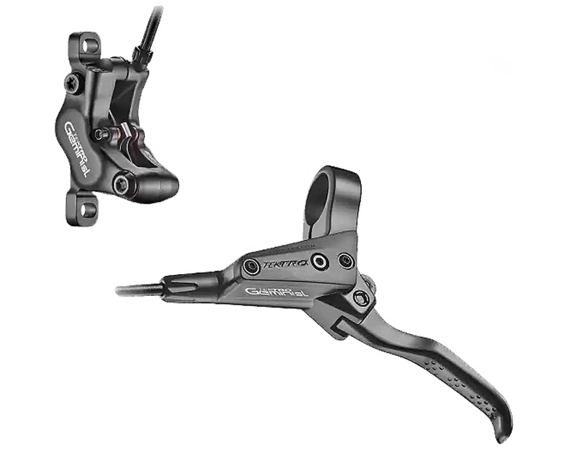 Дискові передні гідравлічні гальма з ручкою під 3 пальці TEKTRO HD-M535-F 4 поршня, 1900мм, чорний