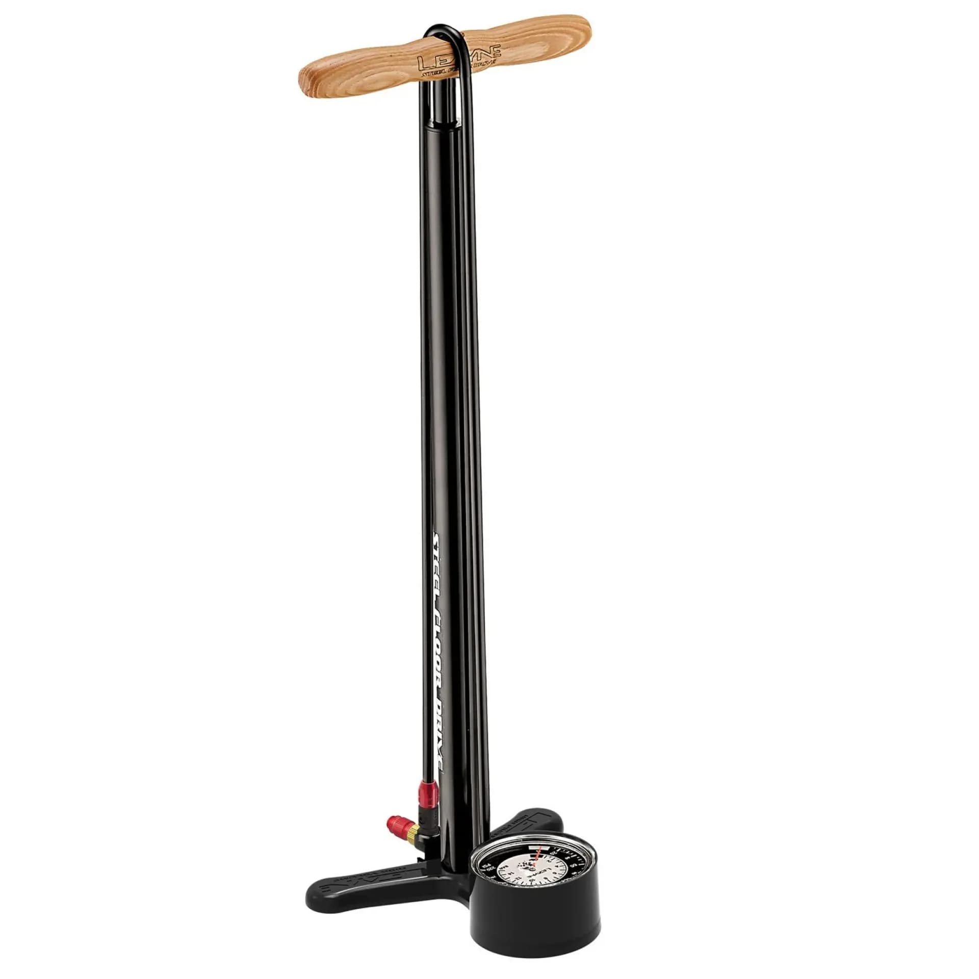 Підлоговий насос LEZYNE STEEL FLOOR DRIVE Чорний 220psi Y13