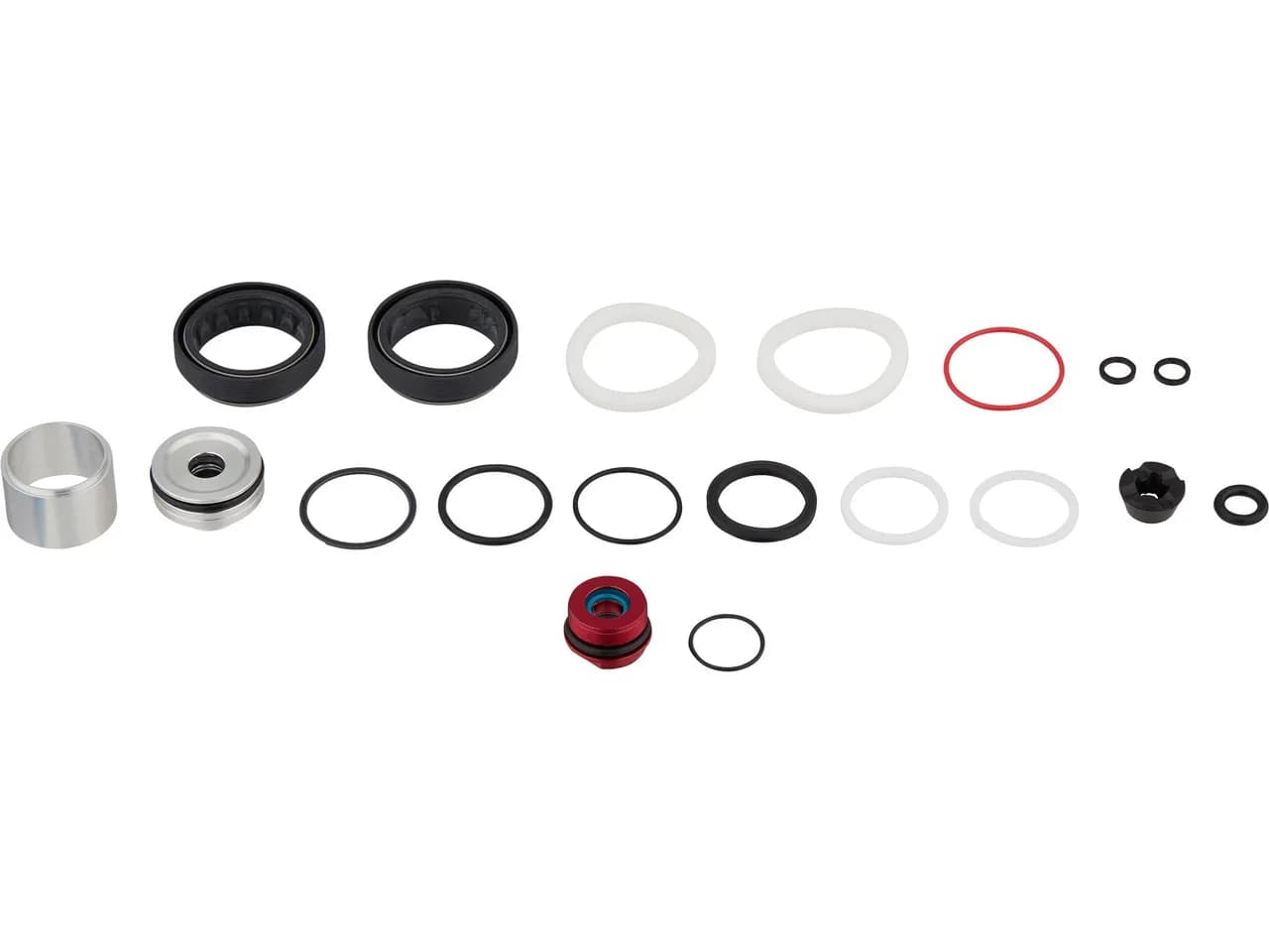 Сервісний набір RockShox 200 hour/1 YEAR SERVICE KIT (INCLUDES DUST SEALS, FOAM RINGS, O-RING SEALS, RUSH DAMPER SEALHEAD, DEBONAIR+ SEALHEAD - PIKE BASE C1 (2023+)