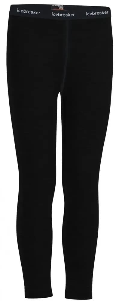 Термоштани ICEBREAKER Kids 200 Oasis Leggings Black 02