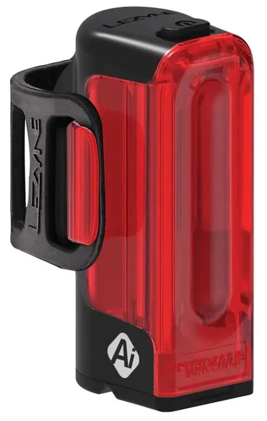 Заднє світло LEZYNE STRIP PRO Ai ALERT 400+ REAR Чорний 400 люменів Y17