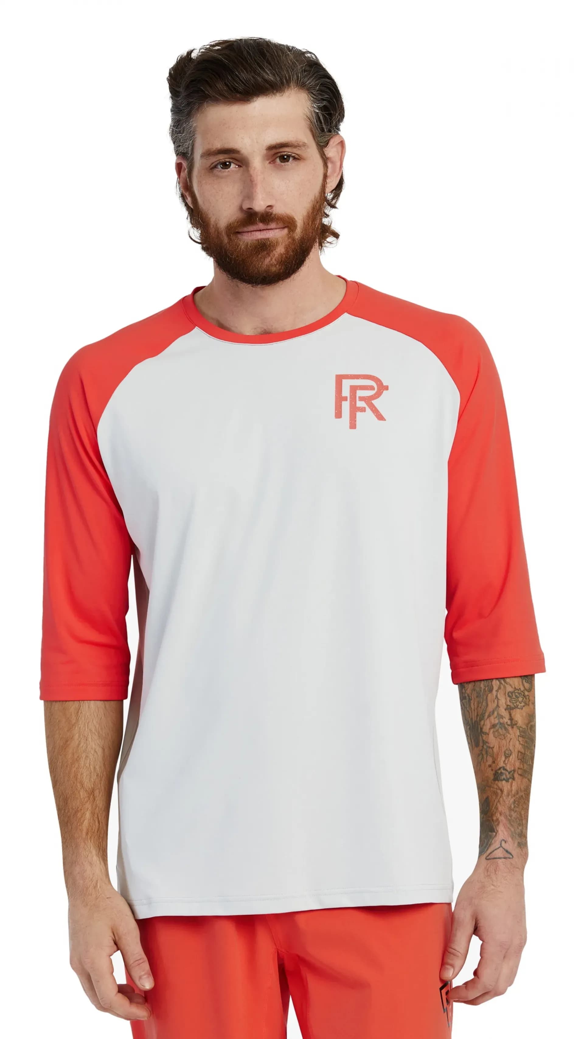 Велофутболка RACE FACE Commit 3/4 Tech Top-Coral-L
