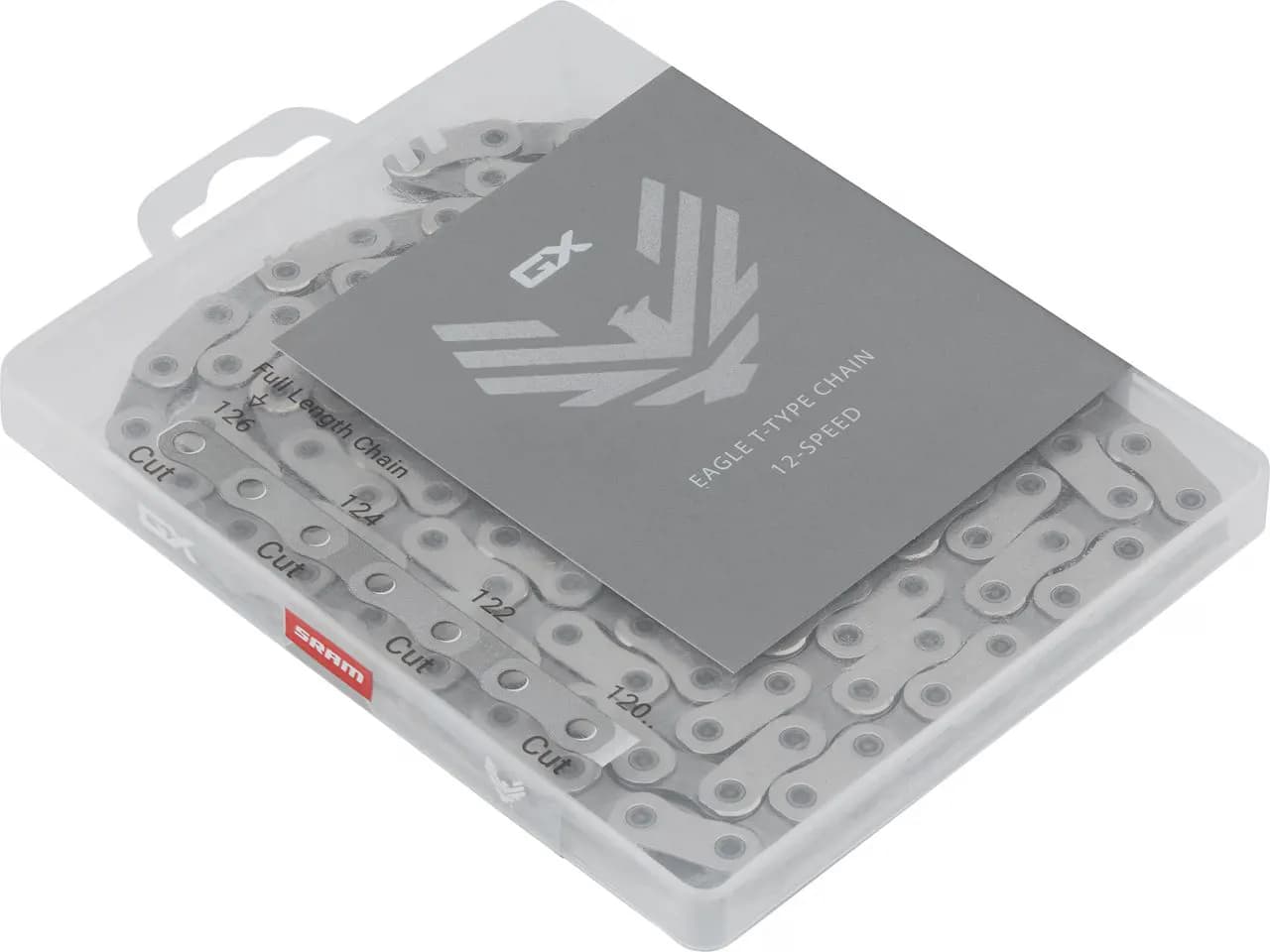 Ланцюг SRAM GX T-TYPE EAGLE 126лнк. Cрібний 12шв. 1шт NEW
